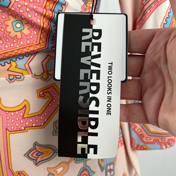 Laundry by Shelli Segal Matte Jersey NWT wrap dress in Geo print size Medium - Picture 4 of 13